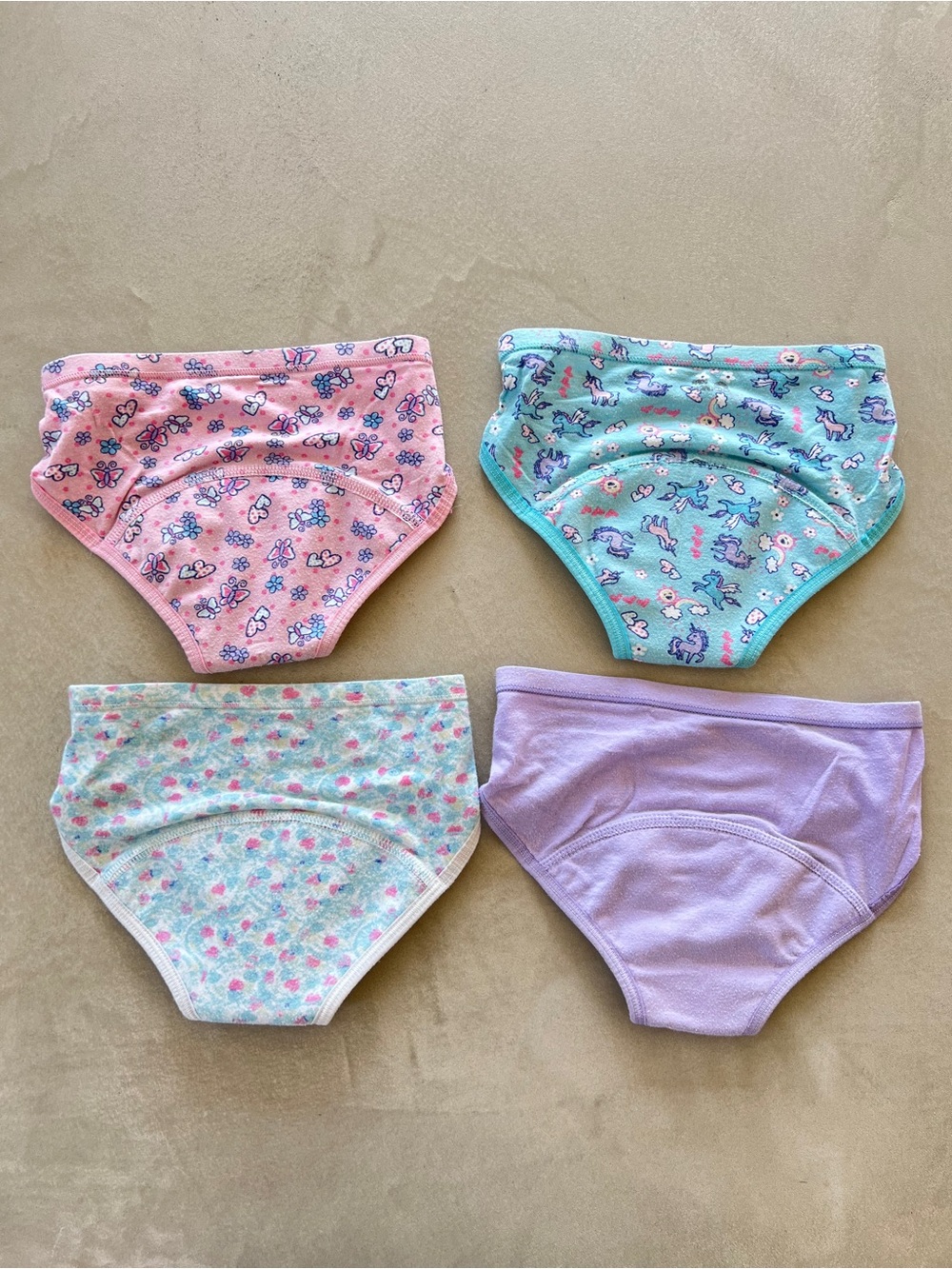 Hanes Toddler Girls' Potty Trainer Briefs Underwear, 4-Pack, 4-5T - Picture 3 of 11